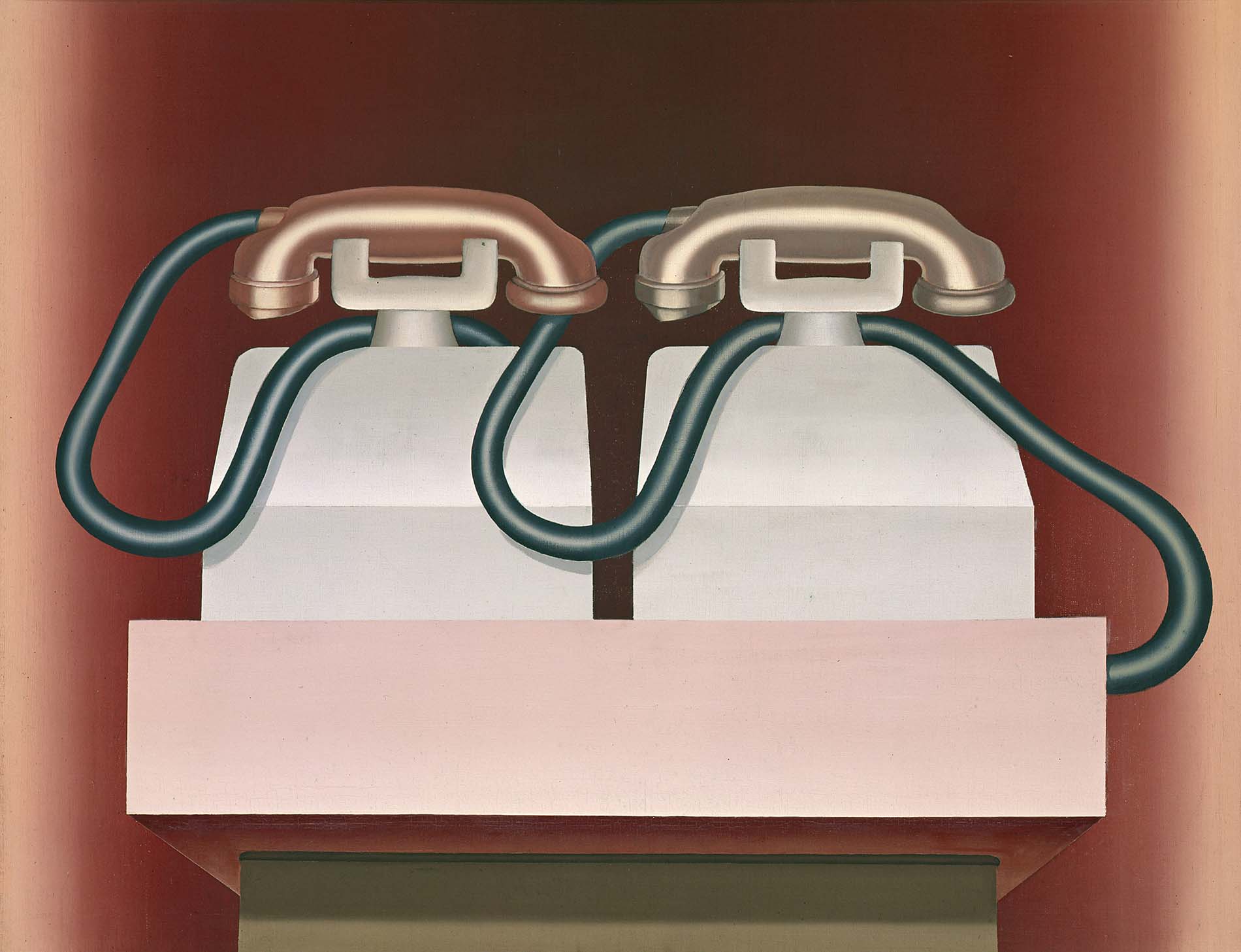 Konrad KLAPHECK, Die Sittenrichter [Les Juges des mœurs], 1963, huile sur toile