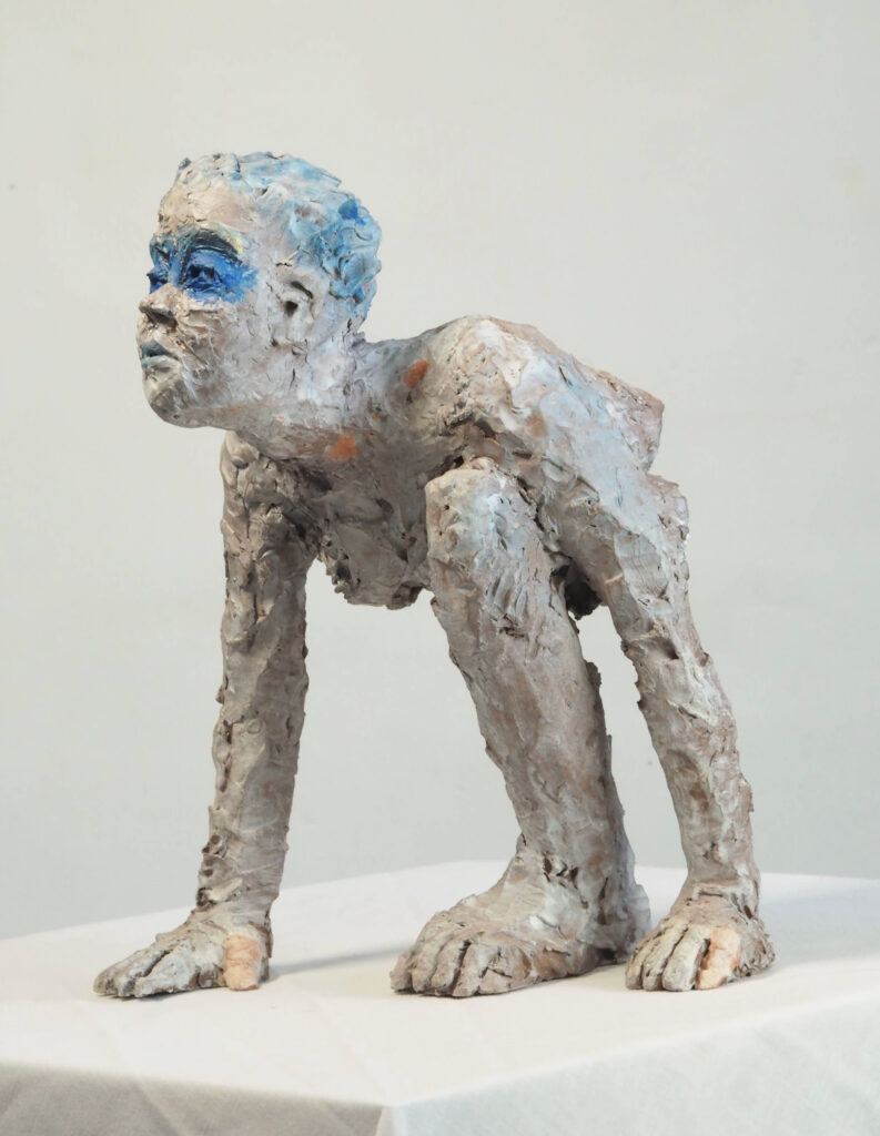 Une sculpture d'art contemporain par l'artiste Delphine Vanpoperinghe-Logié