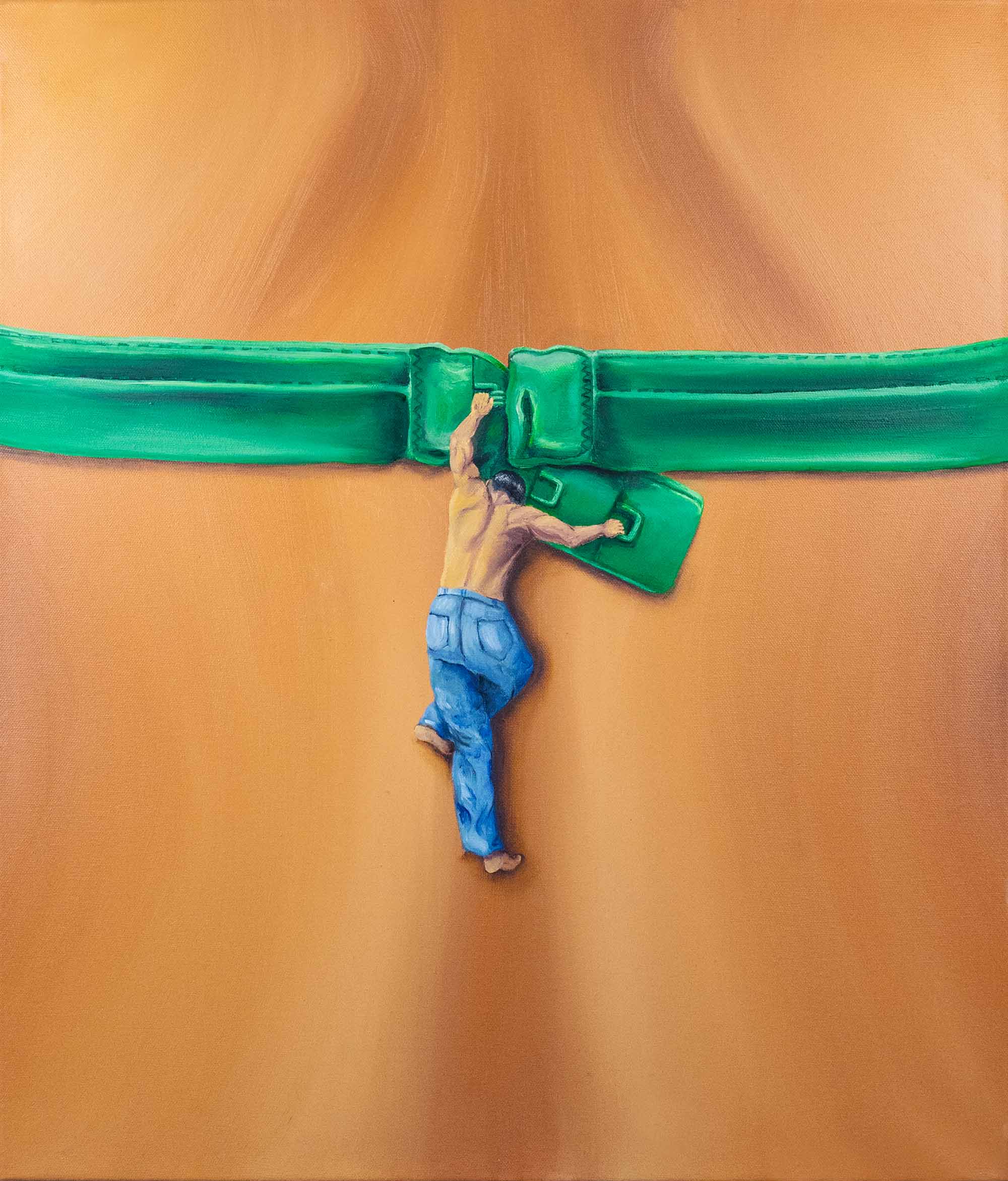 Une œuvre d'art contemporain peinte par l'artiste Elize Sokolova