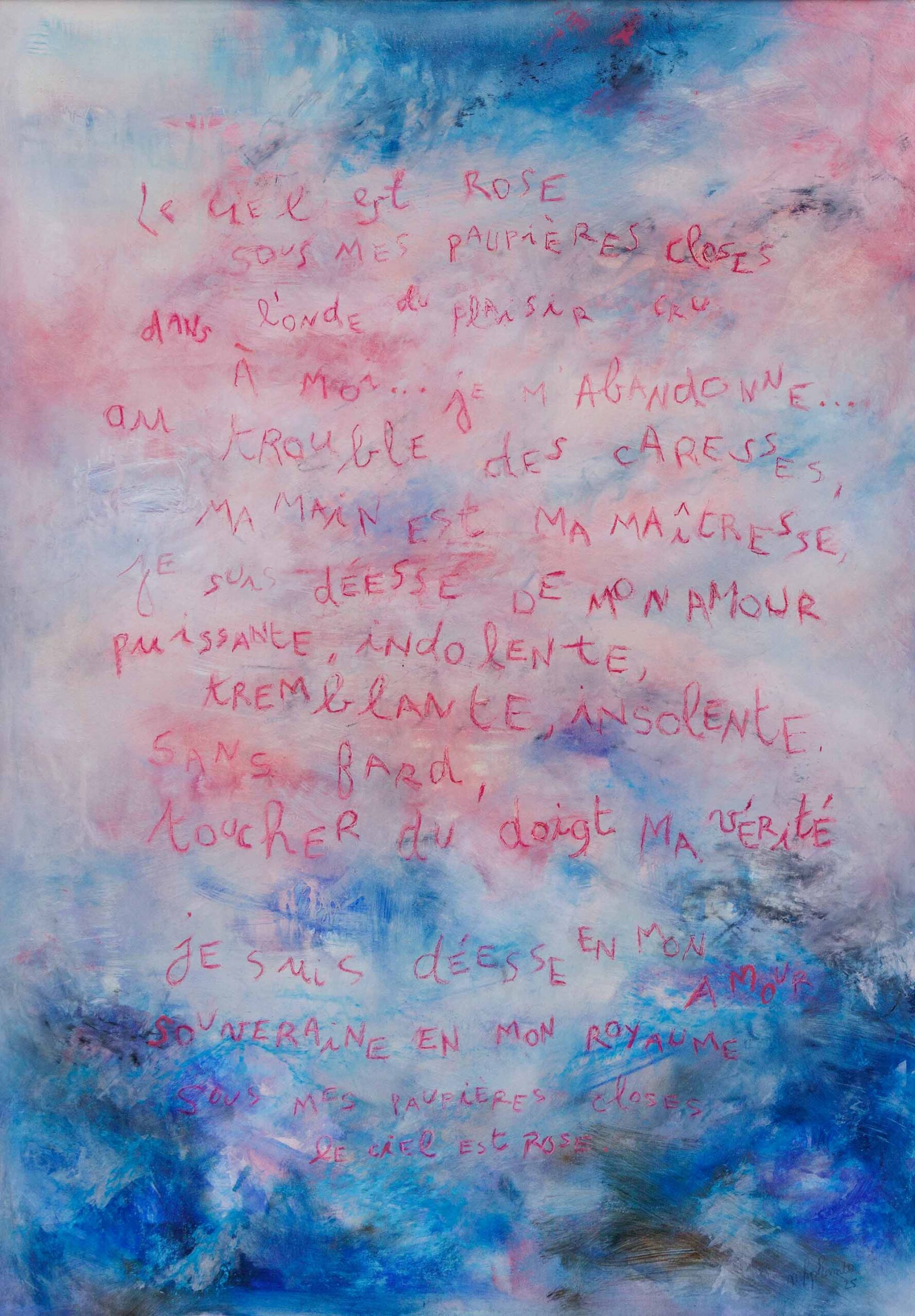 Un tableau d'art contemporain par l'artiste Mai Khanh Pham To