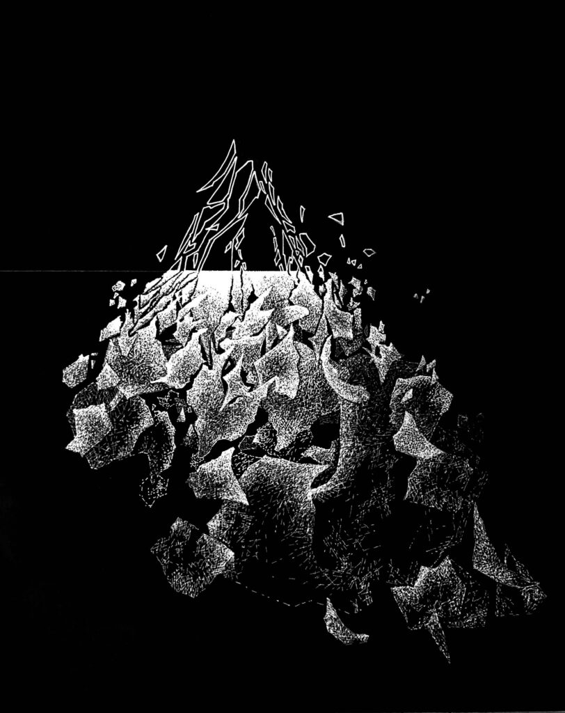 Une oeuvre d'art contemporain par l'artiste Yveline Bouquard